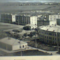 Белоозёрск примерно в 1968 году., Белоозерск