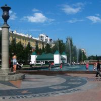 фонтан на площади Ветеранов, Барнаул