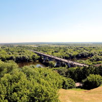 Вид на мост через Клязьму, Владимир