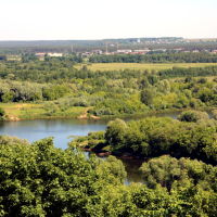 Вид на Клязьму со смотровой площадки, Владимир