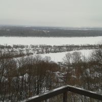 Вид со смотровой площадки на Оку, Горбатов