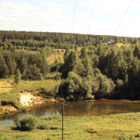 река НЕЯ    дер  ФРОЛОВО   (середина 90х), Парфентьево