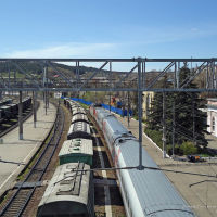 Станция  Тоннельная, апрель 2019 г., Верхнебаканский