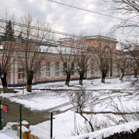 Здание вокзала станции Тоннельная, январь 2019  г., Верхнебаканский