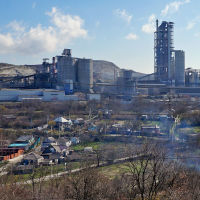 Верхнебаканский цементный завод, март 2019 г., Верхнебаканский