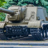 самоходная артиллерийская установка САУ-152, в простонародье "Танк", Курчатов