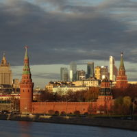 Вид на Кремль., Москва