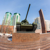 Памятник  Уральскому  добровольческому  танковому  корпусу., Пермь