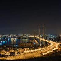 мост через бухту Золотой рог, Владивосток