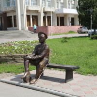 Скульптура "Казак" в центре города, Новочеркасск