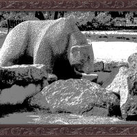 Медведь в фонтане, Выборг