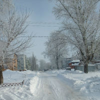 Ул.Советская  -зима, Болохово