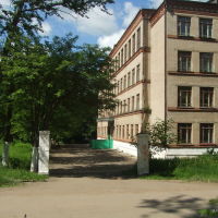  Школа " №1 летом , Болохово