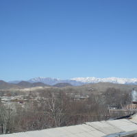 Вид на Чаткальские горы, Касансай