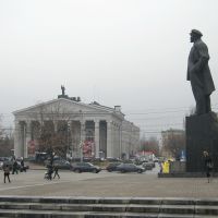 Главная площадь города, площадь им. Ленина, Донецк