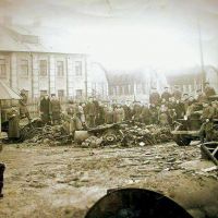 Мереф'янський склозавод у 1944 році, Мерефа