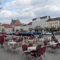 Neustädtischer Markt / Molkenmarkt - Straßencafé und Blick Richtung Osten, Бранденбург