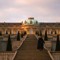 Sanssouci,το καλοκαιρινό παλάτι του Φρειδερίκου II της Πρωσσίας(μεγάλου) στην πόλη Potsdam,Schloss Sanssouci in Potsdam,Sanssouci,the summer palace of Frederick the Great, Потсдам