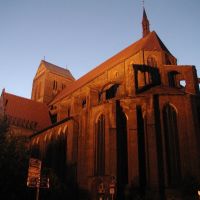 Church St. Nikolai Wismar at sunset, Висмар