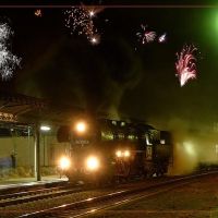 Neujahr in Bautzen mit Dampflokomotive, Баутцен