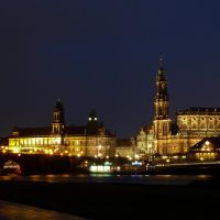 Blick vom Palaisgarten auf die Dresdner Altstadt, Дрезден