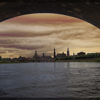 Dresden, Canaletto view, Дрезден