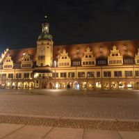 Leipzig ★2010★ Altes Rathaus bei Nacht, Лейпциг