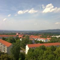 Pirna Sonnenstein - Blick nach Dresden, Пирна