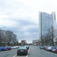 Chemnitz-Brückenstraße und Hotel "Mercure", Хемниц