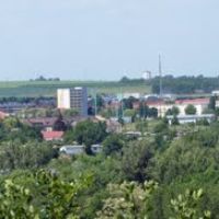 Panoramablick vom Borries-Rondell im Klemmberg Park Weißenfels, Вейссенфельс