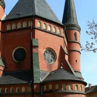 Altenburg - Blick auf die Brüderkirche von hinten, Альтенбург