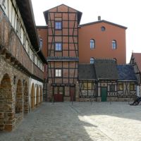 Altenburg - Blick in den Burgvogtey Ziegenhayn - Wo die Ritterspiele stattfinden, Альтенбург