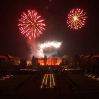 Feuerwerk über Schloss Friedrichsthal, Гота