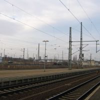 Bahnhof Nordhausen, Ausfahrt Richtung Wolkramshausen, Нордхаузен