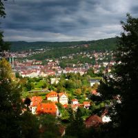 Blick über Meiningen, Майнинген