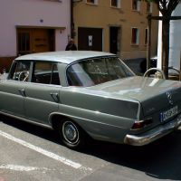 Frühen 60s Vintage Mercedes 190 auf Paradeplatz., Амберг