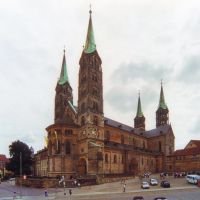 Bamberg; romanischer Kaiserdom St. Peter und St. Georg (TR), Бамберг