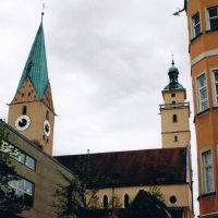Ingolstadt, Moritzkirche und Pfeifenturm, Ингольштадт