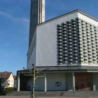 Die Ulrichskirche auf dem Lindenberg,Architekt Willy Hornung, Кемптен
