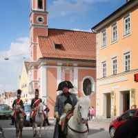 Nach 200 Jahren wieder, Einzug Napoleons am 21.4.09 nach Landshut, Ландсхут