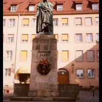 Nürnberg, Albrecht Dürer szobra, Нюрнберг
