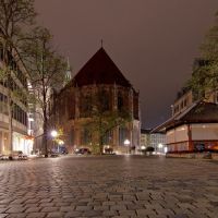 Nürnberg bei Nacht-Lorenz Kirche-November-2013-D, Нюрнберг