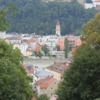 Blick vom Mariahilfberg, Пасау