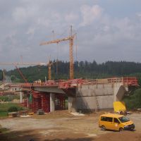 Chambtalbrücke im Bau, Фурт