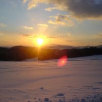 Sonnenuntergang im Winter, Фурт