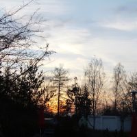 Sonnenuntergang in Hof 3.04.12, Хоф