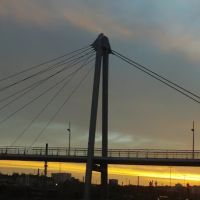 Abendhimmel bei der Luftbrücke am Hofer Bahnhof 29.04.12, Хоф