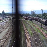 Bahnhof Rosenheim track towards Salzburg, Розенхейм