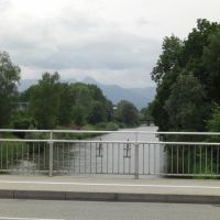 Brücke über die Mangfall in Rosenheim (Blick nach SW), Розенхейм