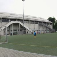 Kathrein-Stadion in Rosenheim (F-Jugend in Action), Blick nach NO, Розенхейм